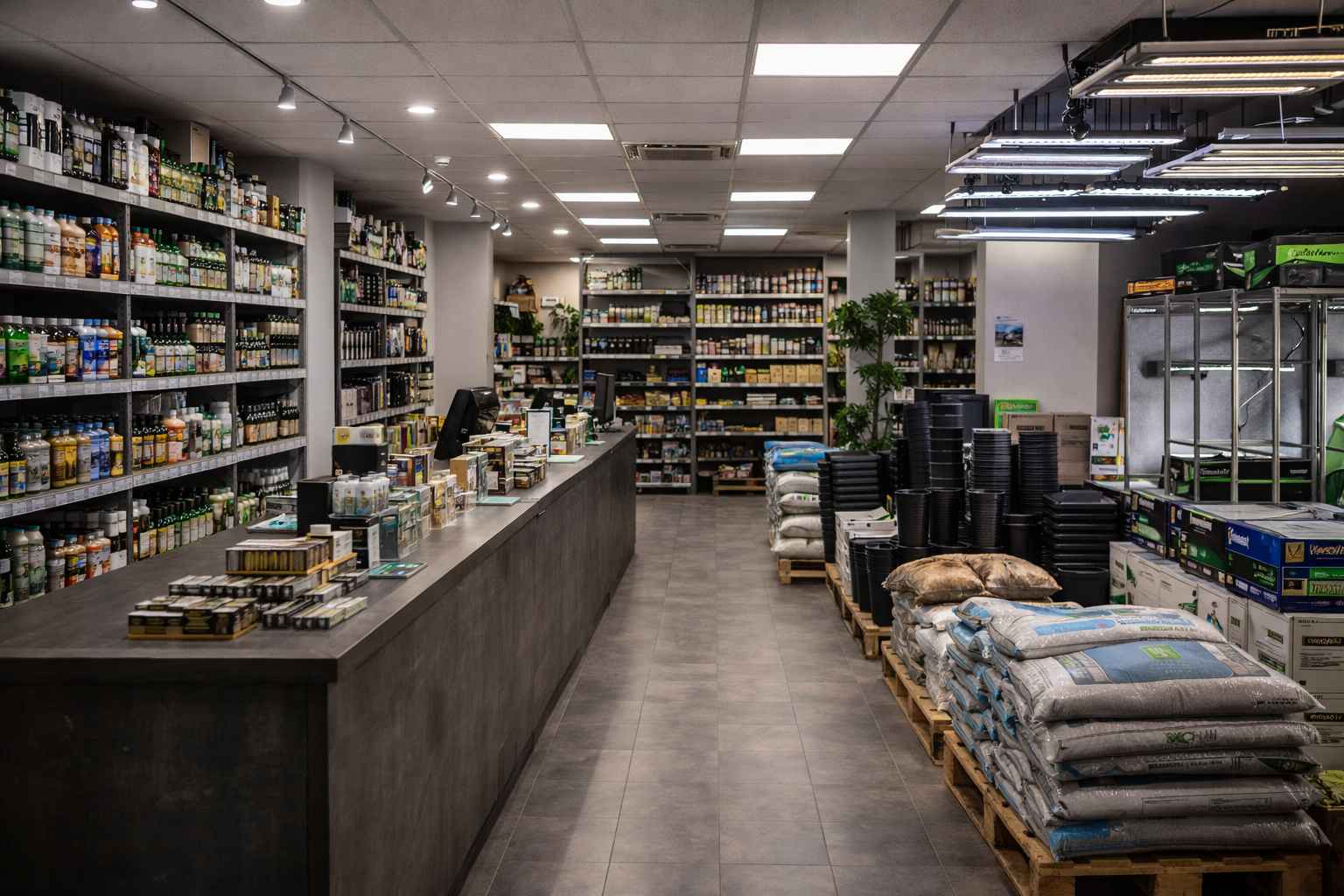 Asesoramiento en grow shop de A Coruña con fertilizantes y productos para cultivo interior