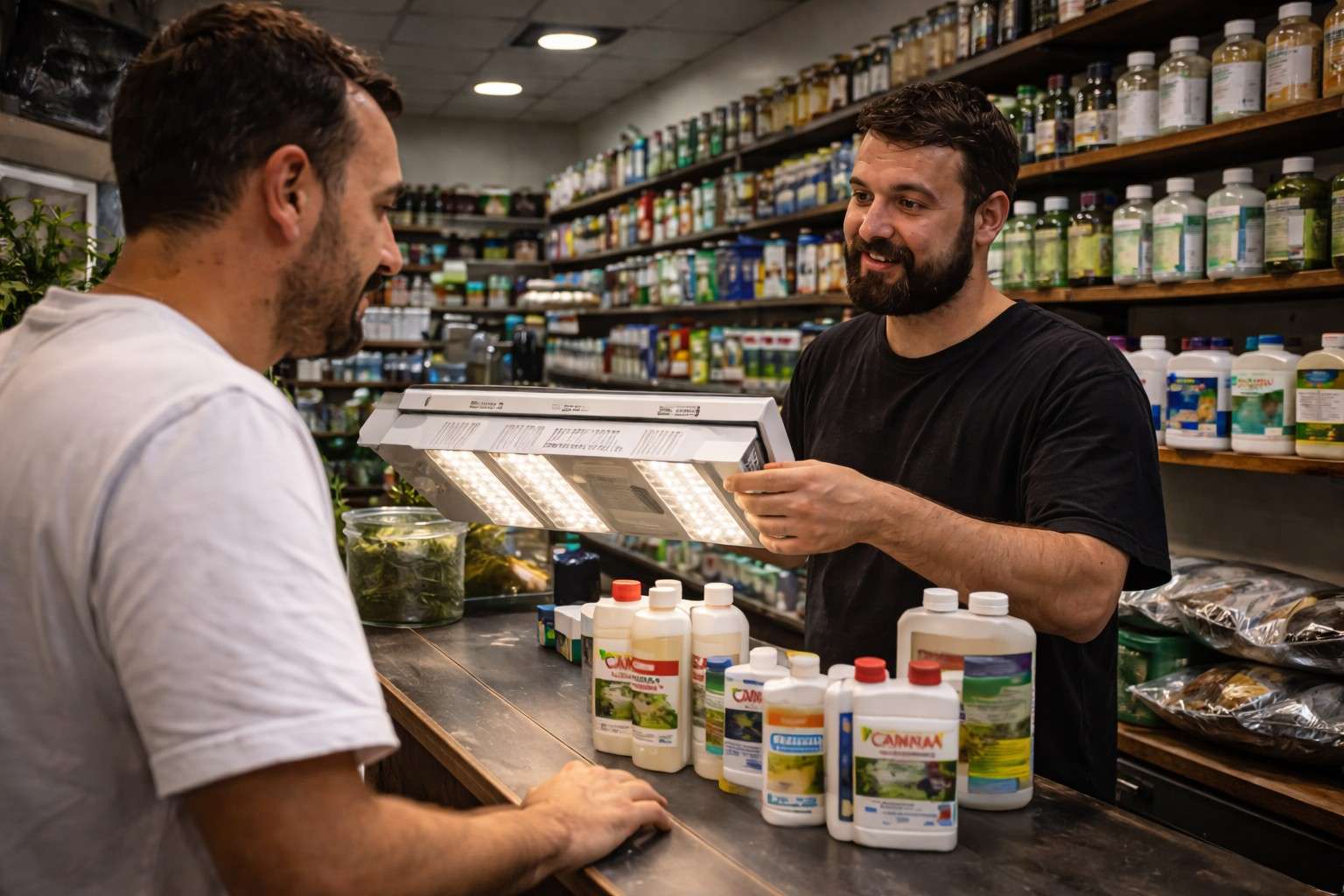 Atención personalizada en grow shop de Madrid