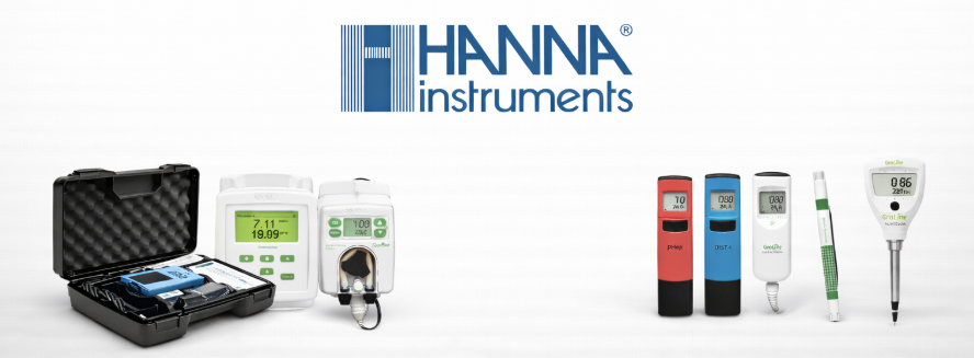 Gama completa de medidores Hanna Instruments para pH EC y TDS en cultivo