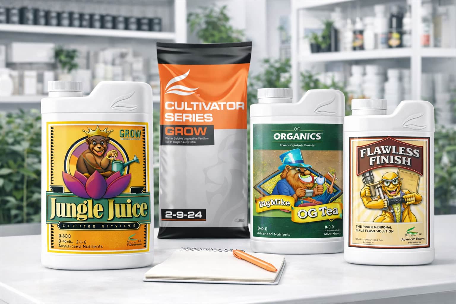 Aditivos orgánicos y fertilizantes Advanced Nutrients