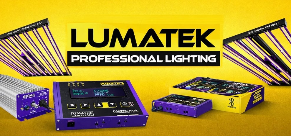 Controlador Digital Lumatek para gestión de iluminación LED y HID en cultivo interior