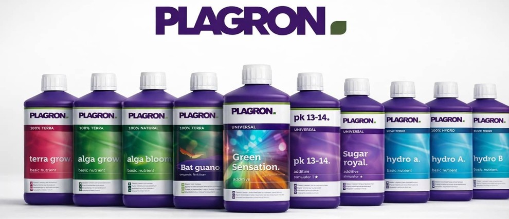 Gama completa de fertilizantes Plagron para cultivo en tierra, coco e hidroponía