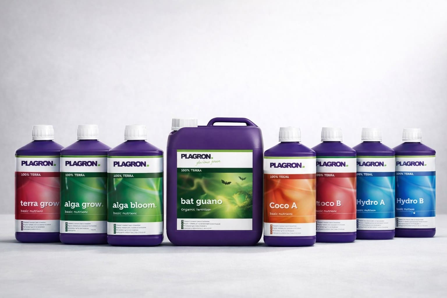 Fertilizantes Plagron Terra Grow, Terra Bloom y Alga Grow para tierra