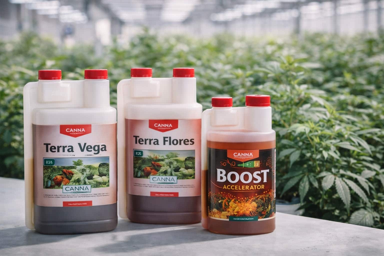 Terra Vega Terra Flores y Boost Accelerator CANNA