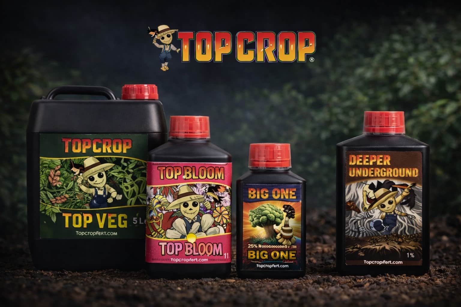 Gama completa de fertilizantes Top Crop para todas las fases del cultivo