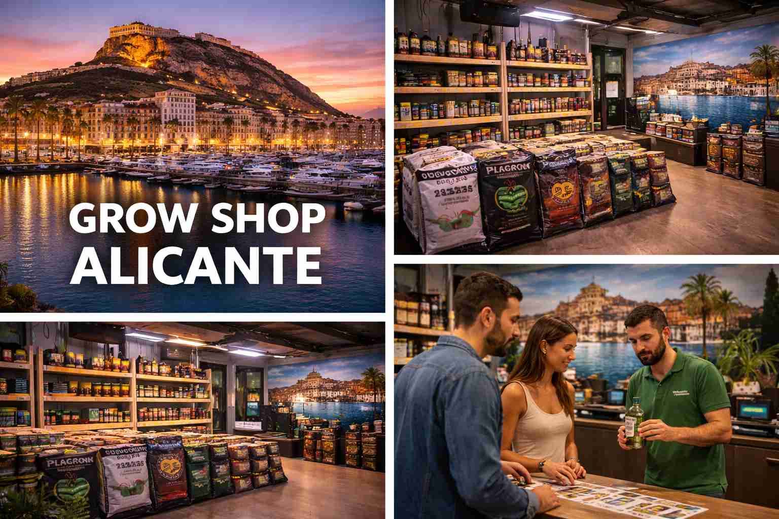 Vista de Alicante asociada a comercio especializado