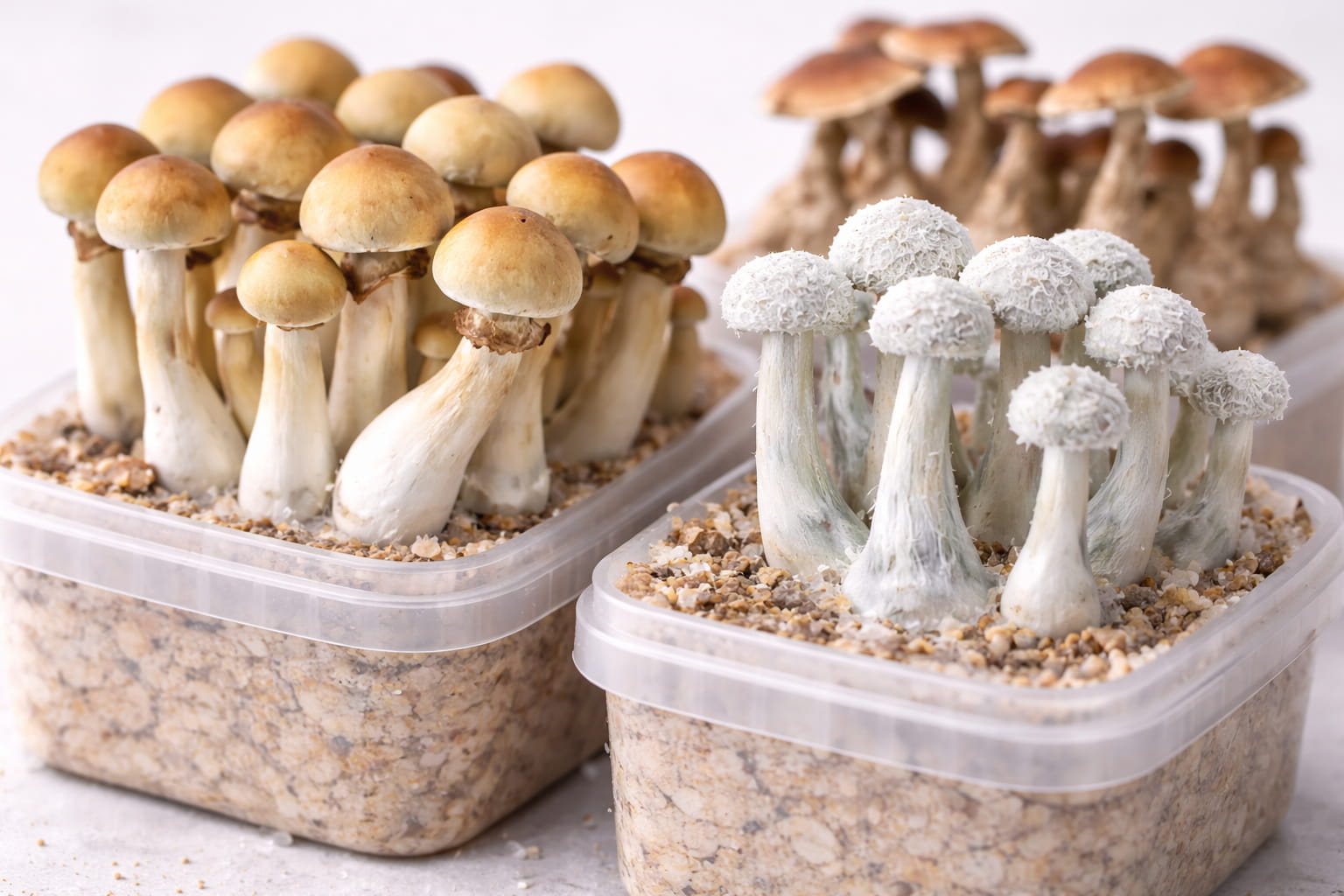 Panes de setas de diferentes variedades disponibles en una Smartshop online especializada