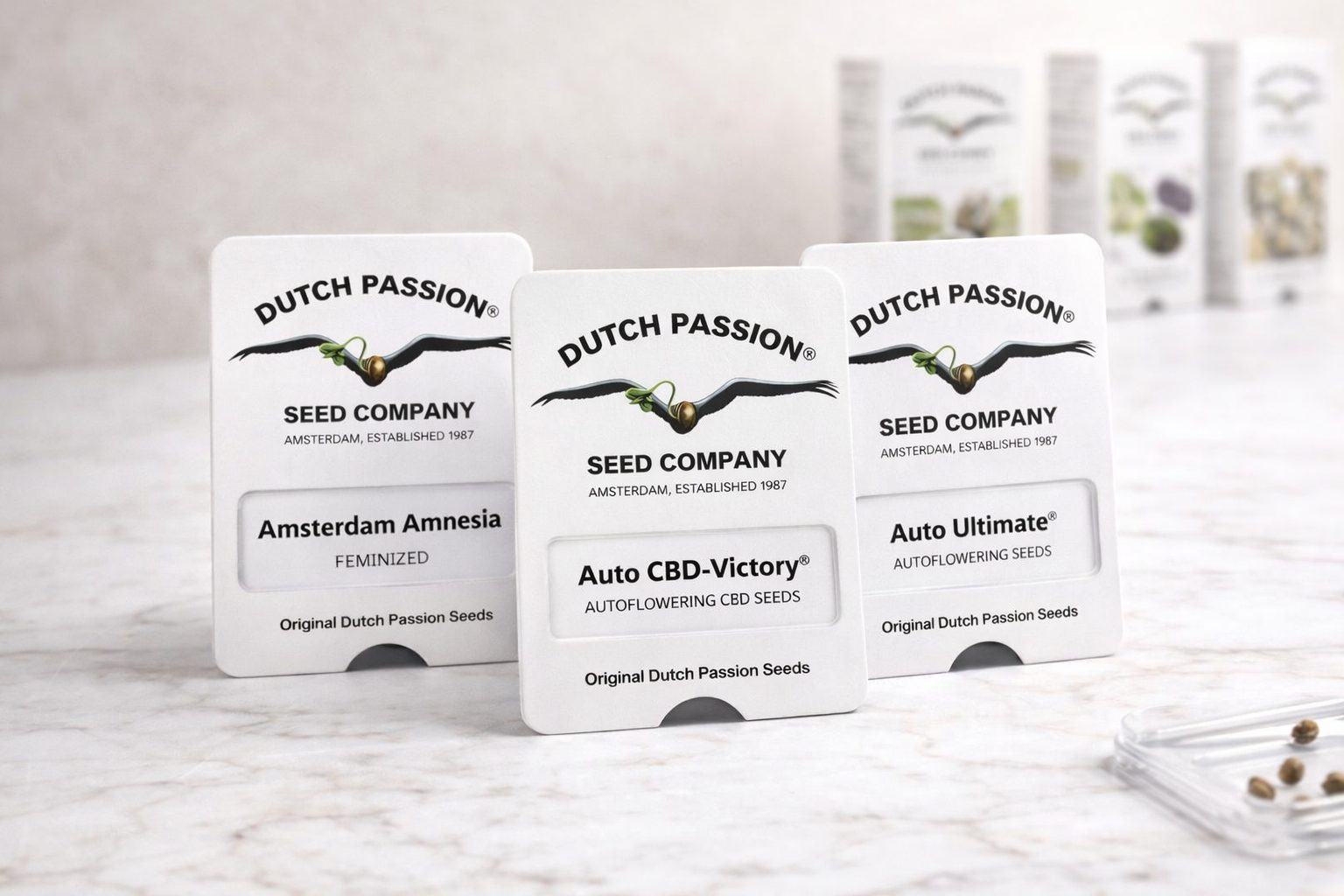 Semillas de cannabis Dutch Passion con variedades feminizadas, autoflorecientes y CBD