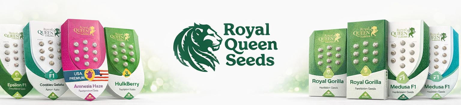 Catálogo oficial de Royal Queen Seeds con semillas feminizadas y autoflorecientes