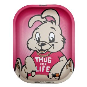 Bandeja Metal 18x14 cm. G-Rollz Banksy Thug Rabbit