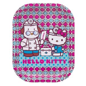 Bandeja Metal 18x14 cm. G-Rollz Hello Kitty Doctor
