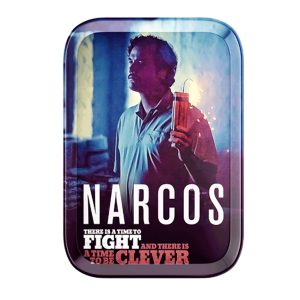 Bandeja Metal 18x14 cm. Narcos Blue