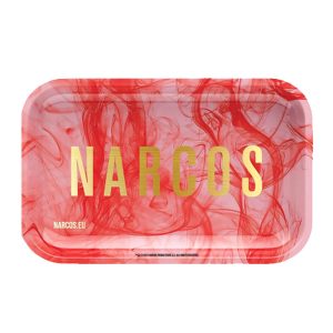 Bandeja Metal 18x14 cm. Narcos Pink