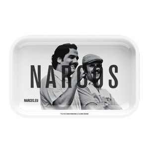 Bandeja Metal 18x14 cm. Narcos White