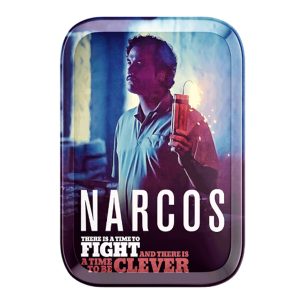 Bandeja Metal 28x18 cm. Narcos Blue