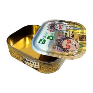 Bandeja Metal con Caja 18x14 cm. Breaking