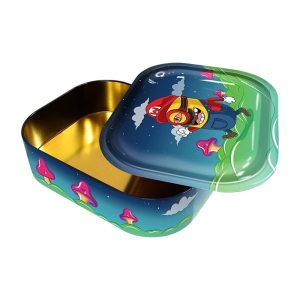 Bandeja Metal con Caja 18x14 cm. Mini Bros