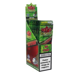 Blunts Jay´s Hemp Wraps Enhaced Terpenos Red Storm ES 25x2 ud.