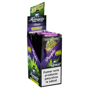 Blunts Kingpin Hemp Wraps Purple Uva ES 25x4 ud.