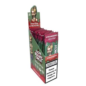 Blunts Rolling Circus Hemp Wraps Straberry 25x2 ud