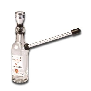 Bong Cristal Botella Bombay 15 cm.