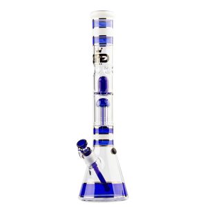 Bong Cristal Golden Line Blue Breaker 46 cm. Ø50 mm.