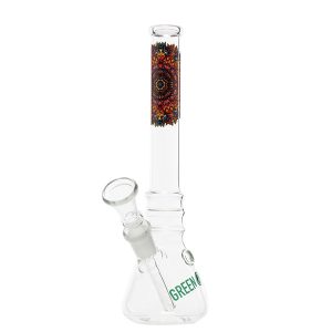 Bong Cristal Greenline Mandala 26 cm.