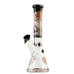Bong Cristal Ice Mushrooms Lover 30 cm.