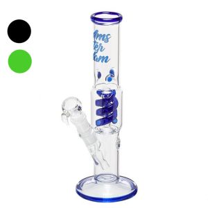 Bong Cristal Ice Recto Amsterdam 40 cm Mix Color