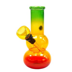Bong Cristal Mini Rasta mod. 2 - 12 cm.