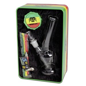 Bong Cristal Set Grinder & Limpiador de Pipa 18 cm. mod. 2