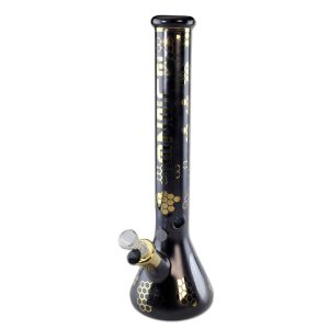 Bong Cristal ice Gold & Antracita 45 cm.