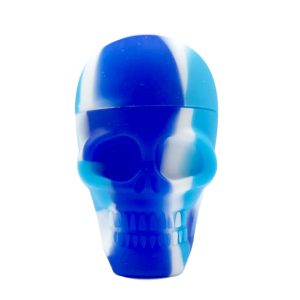 Bote Silicona 25 ml. Blue Skull 35x55 mm. Pack 10 ud.