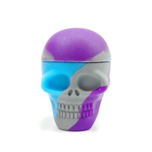 Bote Silicona 6 ml. Skull 25x30 mm. Blue & Purple Pack 10 ud.