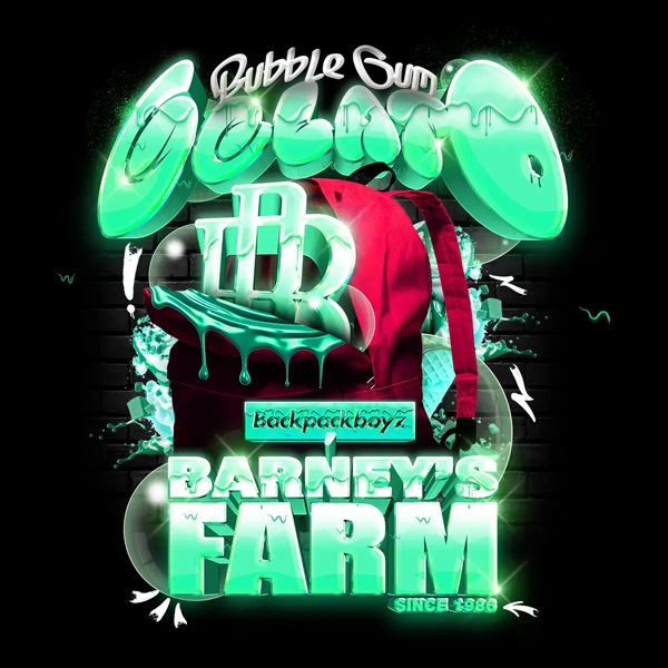 Bubblegum Gelato Barney's x Backpack Boyz