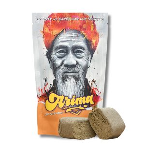 Flores de CBD Arima Hash Tangie en envase