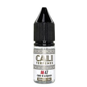 CBD E-Liquid Cali Terpenes Ak 47 - 600 mg. 10 ml.