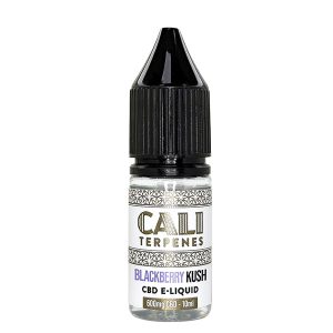 CBD E-Liquid Cali Terpenes Blackberry Kush 600 mg. 10 ml.