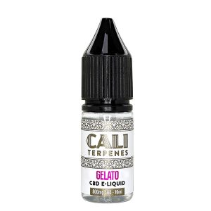 CBD E-Liquid Cali Terpenes Gelato 600 mg. 10 ml.