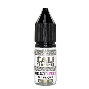 CBD E-Liquid Cali Terpenes Girl Scout Cookies 600 mg. 10 ml.