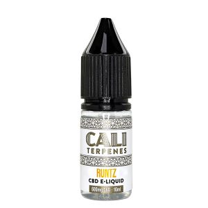 CBD E-Liquid Cali Terpenes Runtz 600 mg. 10 ml.