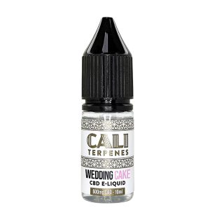 CBD E-Liquid Cali Terpenes Wedding Cake 600 mg. 10 ml.