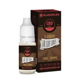CBD E-Liquid Plant of Life Girlscout Cookies 5% 10 ml.