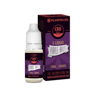 CBD E-Liquid Plant of Life Purple Haze 5% 10 ml.