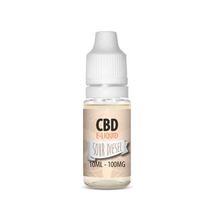 CBD E-Liquid Plant of Life Sour Diesel 1% 10 ml.