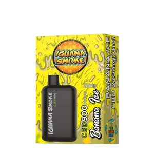 CBD Vaper Iguana Smoke 900 Banana Ice 3 ml.