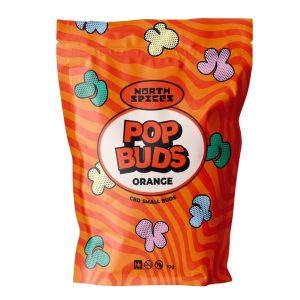 Cañamo Cbd North Spices Pop Buds Indoor Orange Bud 10 gr.