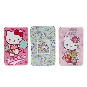 Caja Metal 13x8x3 cm. Hello Kitty mod. 1 Pack 3 ud.