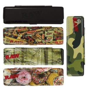 Cajitas Metal Papel de fumar Raw 5 ud.