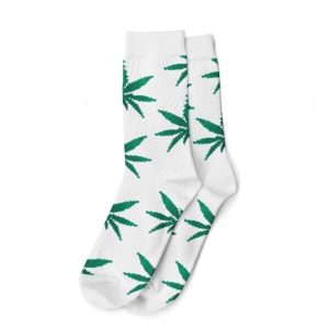 Calcetines Cannabicos Hombre White Laeves